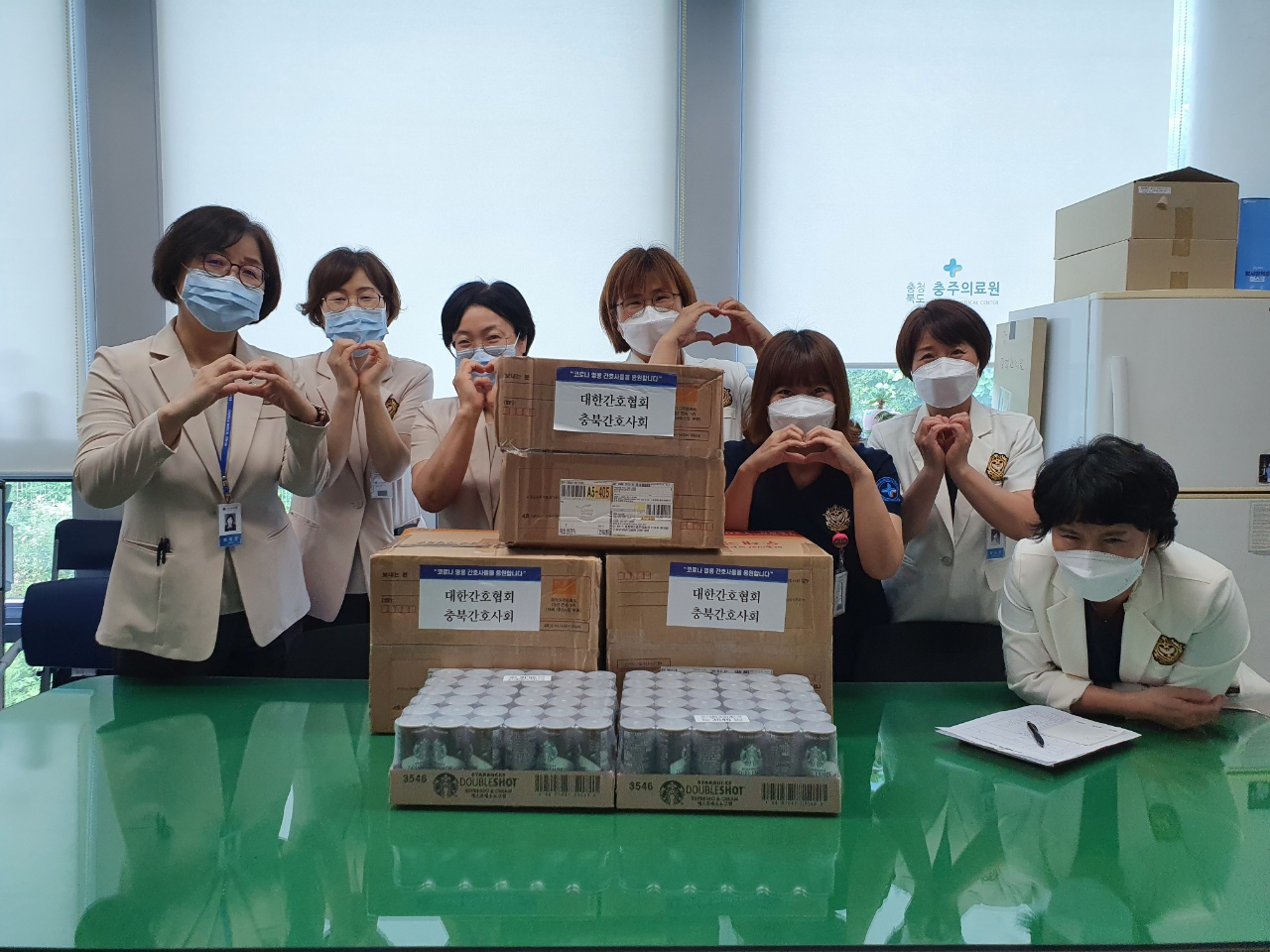 코로나 19 선별진료소 간식 지원 [첨부 이미지4]