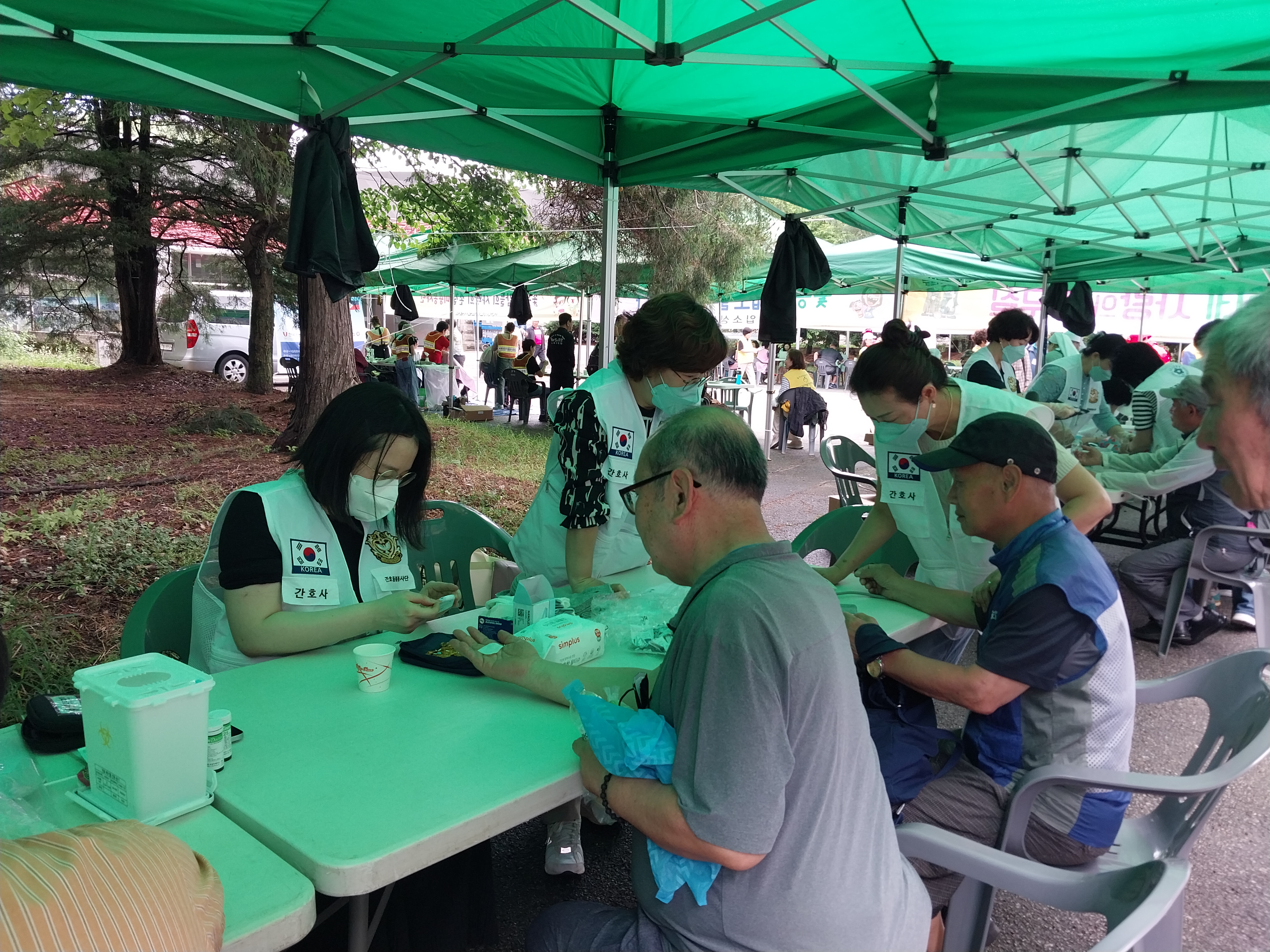 음성품바축제 의료봉사 [첨부 이미지1]
